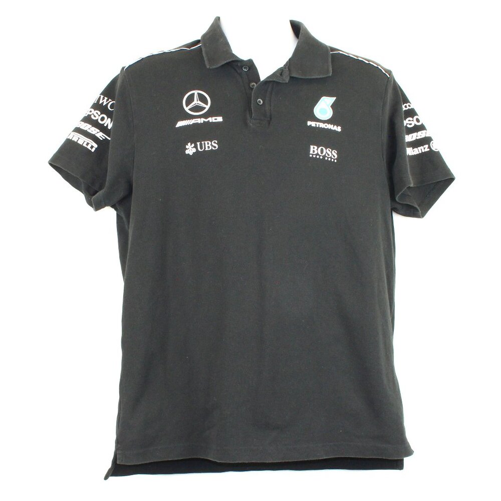 Mercedes Benz AMG F1 Petronas Formula 1 Crew Shirt Mens Large